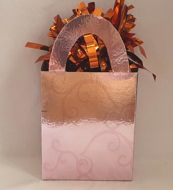 Foil and Paper Mini Tote Balloon Weight 1